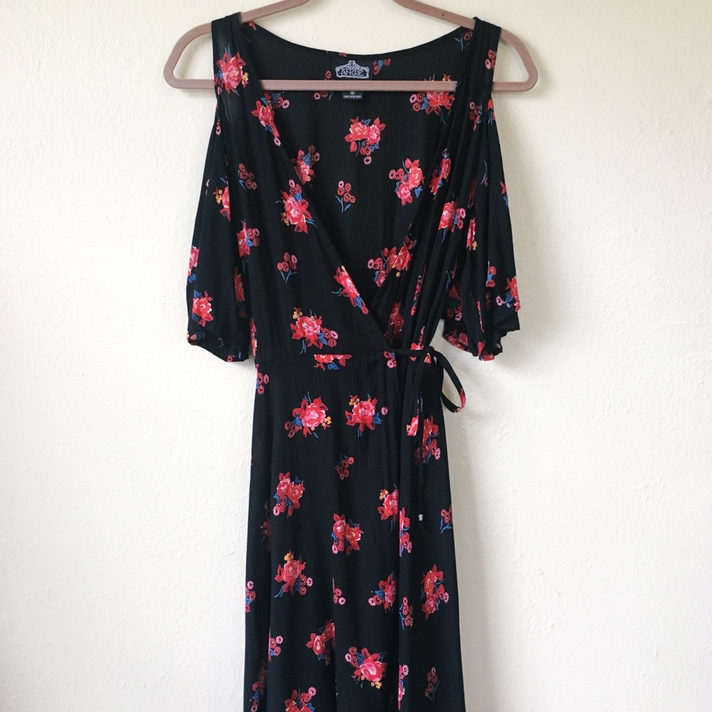Angie Floral Wrap Dress